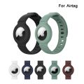 Soft Silicone Bands Case for AirTags Strap Anti-Scratch Protective Cover Accessories for apple Air Tag. 