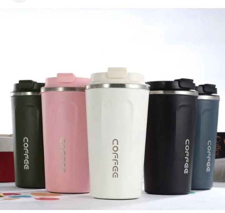 Smart Temperature-Control Travel Coffee Mug, Big Size 510ml - Stainless Steel, Multicolor