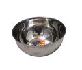 1 Piece Large Round Mixing Bowl Heavy Gauge Stainless Steel 8 inches 1000ml. 