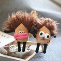 CGGJNUOH Cute Funny Anime Big Mouth Girl Plush KeyChain Sausage Mouth Doll Backpack Plushie Pendant DIY Stuffed Kids Toy Sisters Gift. 