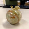 2 Inch Handmade Marble Apple Set - Decorative Paperweight for Home & Office. 