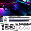 18/22 In 1 Symphony Ambient Parts Not Rainbow Part 64 Colors 3/4 Pins 35/75/110cm Strips Main/sub Controller. 