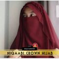Fari crown Hijab with Naqab. 