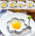 Fried Egg Cooking Mold Shaper 4 Pcs Stainless Steel Kitchen Pan cake Mould Ring. 