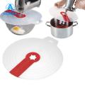GOIKEA Durable Silicone Blender Cover Silicone Mixer Splatter Guard with Handle Anti-splash Cover for Kitchen Mixer Easy-clean Noise Reduction Food-grade Transparent Protector Favorite Food-grade Silicone. 
