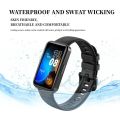 Silicone Watch Band Strap For Huawei Band 8 & Honor Band 8 (Not for Band 6, 7 or Watch Fit). 