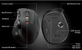 ELECOM EX-G Trackball Mouse, 2.4GHz USB Wireless, Ergonomic Design, Thumb Control, Smooth Roller Ball, Optical Tracking, 6 Programmable Buttons, Tilt Scroll, Computer Mice for Laptop PC, Windows & Mac. 