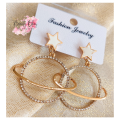 Earrings for girls | fashion jewellery for girls | earth star shape cute earrings | trendy korean style jewellery. 