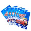 Disney Cars Plastic Candy Loot Bag Handle Gift Bag For Kids Favor Lightning McQueen Themed Birthday Party Decoration Supplies. 