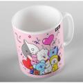 BTS Army Mug Cute Cartoon Design Ceramic Cup Premium Quality. 