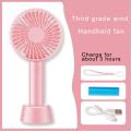 Mini Portable Handheld Fan-USB Rechargeable Air Cooling Fan- 3 Modes. 
