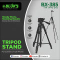 BLUKS BX-385 - 360 Tripod - Long CamCorder TriPod Stand. 