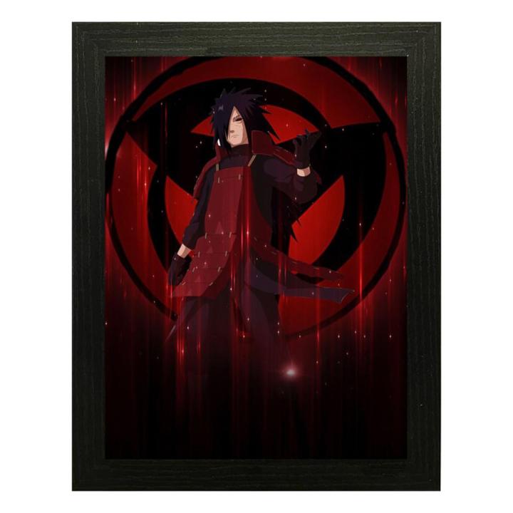 Naruto Anime Poster Frame, Framed Anime Uchiha Madara Posters - Raqeeq OFD168