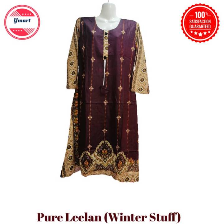 New Design Stylish Stitched Ladies Kurti Printed long Kurty Ready For Wearing