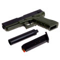 Glock Shell Ejection Nerf Soft Darts Toygun For Kids With 10 Soft Darts and 10 Shell - Size Approx. 32cm - Multicolor. 
