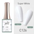 CANNI 16ml Gel Nail Polish Transparent Pink Pure White Color Nail Varnish Milky White Diamond No Wipe Top Coat Nail Manicure Gel. 