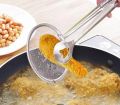 Multi-Functional  Fry Tool Filter Spoon Oil Fryer Chimta -- Frying Strainer for Fried Food, Salad, BBQ. 
