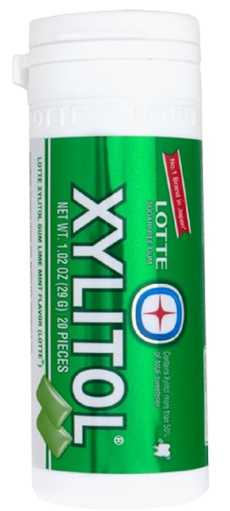 Lotte Xylito Lime Mint Sugar Free Chewing Gum 27 gm