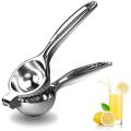 Safdar Mart- Heavy Duty Stainless Steel 304 Lemon Squeezer Premium Quality Hand Press Juicer Manual Citrus for Juicing Lemon ＆ Limes, Kitchen Tools, Lemon Juice Extractor (Silver). 