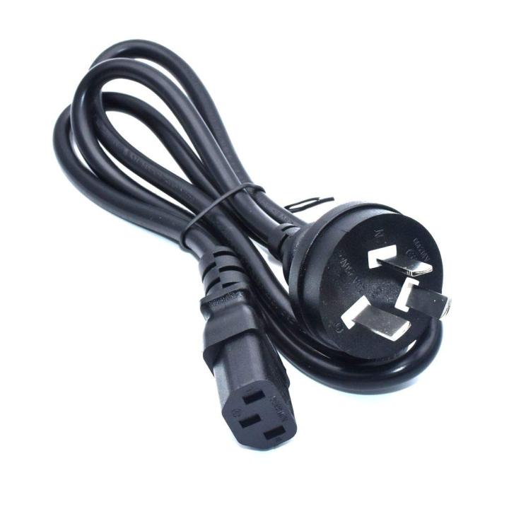 Computer Power Cable 3 Pins Copper Australian Genuine Branded Power Cord (AU Plug) 1.5M