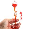 Hand Boiler Love Birds Color Meter Hand Boiler Thermometer Spiral Glass Science Toy Energy Transfer for Children Science Experiment Valentine's Day Gift (Purple). 
