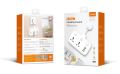LDNIO SC2413 Universal Power Strip USB Outlet Extension Cord Adapter Wall Charger Surge Protector Socket With 4 USB Port. 