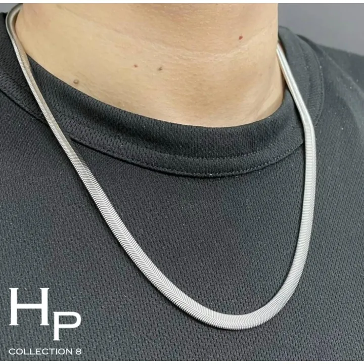 Pack%20of%203%20Silver%20Stainless%20Steel%20Snake%20Chain%20Snake%20Bracelet%20and%20Silver%20ring.%20-%20Image%202
