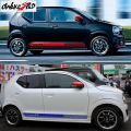 New Alto Turbo RS Stripes Design Sticker, Most Trendy and Sport Design Stripe Decals. Car Modification, Car Styling. 