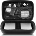 External Hard Drive Carrying Case WD HDD SSD Bag - Black. 