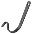 Set of 10 Hanging Basket Hooks Iron Wall Hanging Curved Up Plant Hook. 