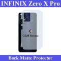 Infinix Zero X Pro Back Matte Protection Soft Skin Sheet Soft Film Protection For Infinix Zero X Pro. 