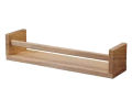 Large Wood Shelf - Wall Mounted Shelf - Wall Storage Rack - Decorative U Shape Shelf for Room, Kitchen. 