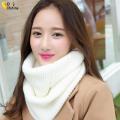 Women Lady Scarf Scarves Neckerchief Knitting Keep Warm Loops Winter Soft Solid Color(Red Int: One size)（available）. 