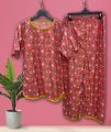 Grey Bear Full Sleeves T-Shirt and Pajama Ladies Night Suit For Womens (HN-02). 