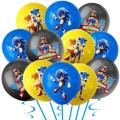 Sonic the Hedgehog Party Supplies Set Latex Balloons Kids Hedgehog Sonic Birthday Decorations Globlos Baby Shower Decor Gifts Moonlight. 