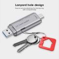 usb3.0 highspeed card reader otg type c SD TF card 2 in 1 multi-function card reader for Xiaomi Samsung mobile phone accessories. 