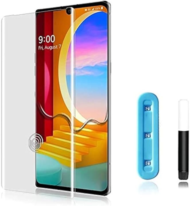 LG Velvet 5G  UV Glass Screen Protector Tempered Glass Full Glue Liquid Protective High Quality Glass For LG Velvet 5G