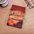 Halloween Trick or Treat Bag 1 Pc Halloween Candy Bag Drawstring Portable Reusable Pumpkin Witch Ghost Black Cat Kids Chocolate Biscuit Treat Snack Goodies Gift Flannel Party Supplies. 