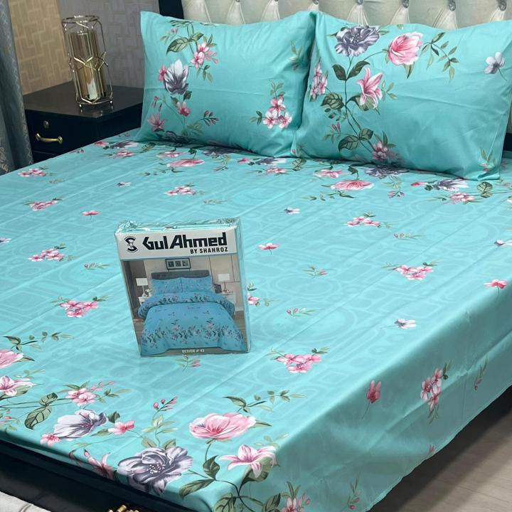 BeQuest Unique Pattern Design Soft Cotton Bed Sheet - Top Quality