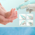[ Y.M Traders ]Baby Nail Trimmer Electric Baby Nail Clipper Toes Fingernails Care Trim | Baby Nail File with LED Light Safe for Infant Toddler Kids or Women. 