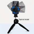 360° Rotatable Universal Mobile Phone Holder Mount Bracket Adapter for Tripod - Multi-Function Clip with High Quality. 