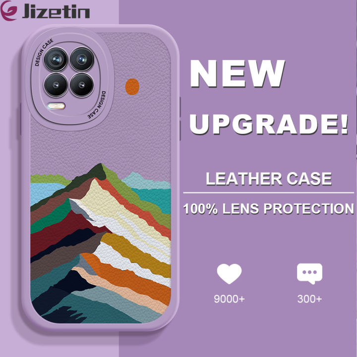 Custodia In Pelle PU Per Realme 8 E Realme 8 Pro | Cover Stile Business, Antiurto Con Interno In TPU, Colore Arancione - 5
