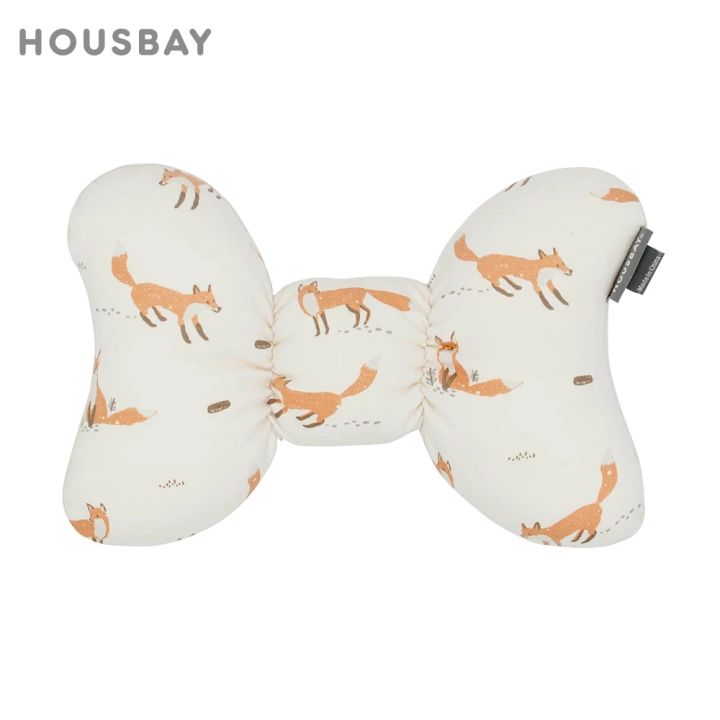 Baby Pillow Bow Shaped Pillow Baby Head Protector Stroller Head Support Cushion Warm Child Car Headrest Neck Travel Pillow