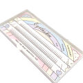 Individual Lashes 120 Clusters V-Shaped Lower Eyelashes 5/6/7mm Natural Lower Under Eyelash Easy Grafting Makeup Extension Tools. 