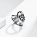 Bottle Opener Ring Sturdy Construction Anti-deform Titanium Steel Exquisite Bottle Opening Ring Party Tools for Home. 