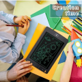 LCD Writing Tablet Electronic Slate E-writer Digital Memo Pad Erasable Writing Board Learning Toys And Gadgets For Educational And Daily Life Routine Notebook Purpose - 8.5 Inches Multicolor. 
