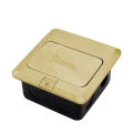 Clopal Golden Square Pop-Up Floor Multi + HDMI Socket With Box. 