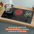 Glam Gas GG-02B-E Hybrid Hob – Built-in Gas & Electric Stove | Hob Price in Pakistan. 