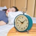 Colorful Hands Alarm Clock Vibrant Color Retro Alarm Clock with Night Light Accurate Quartz Movement Metal Hanging Ring Southeast Asian Buyers' Favorite Analog Alarm Clock for Bedroom. 