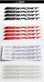 4 pieces Car Door Handle Sports New Design Sticker sport stickers for cars. 
